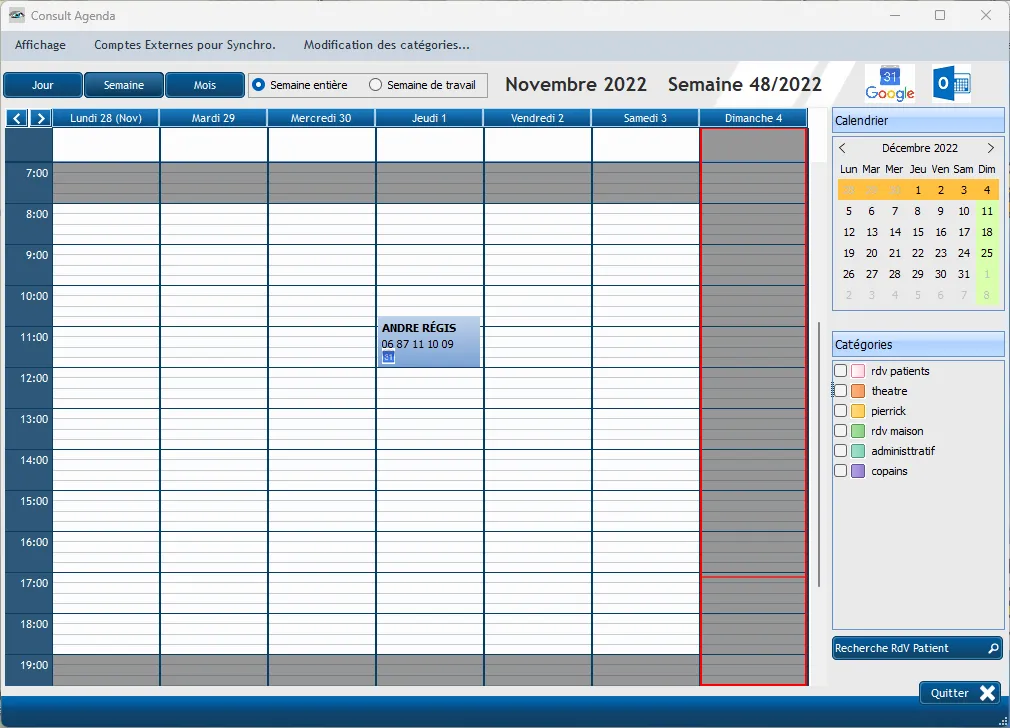 Consult- Agenda